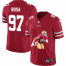 San Francisco 49ers #97 Nick Bosa Mens Nike Player Signature Moves Vapor Limited NFL Jersey Red