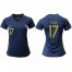Womens France #17 Digne Home Soccer Country Jersey