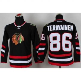 Chicago Blackhawks #86 Teuvo Teravainen Black 2014 Stadium Series Stitched Youth NHL Jersey