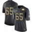 Nike Tampa Bay Buccaneers #65 Alex Cappa Black Mens Super Bowl LV Champions Patch NFL Limited 2016 Salute to Service Jersey