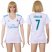 Womens Real Madrid #7 Ronaldo Home Soccer Club Jersey