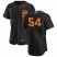 San Francisco Giants #54 Reyes Moronta Mens Nike Black Alternate 2020 Authentic Player MLB Jersey