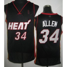 Miami Heat #34 Ray Allen Black Revolution 30 NBA Jerseys Cheap