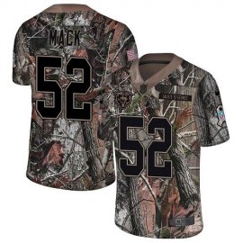 Nike Chicago Bears #52 Khalil Mack Camo Mens Stitched NFL Limited Rush Realtree Jersey