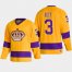 Adidas Los Angeles Kings #3 Matt Roy Team Classics Gold Mens NHL 2022 Throwback Jersey Mens