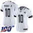 Nike Jacksonville Jaguars #10 Laviska Shenault Jr. White Womens Stitched NFL 100th Season Vapor Untouchable Limited Jersey
