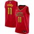 Mens Nike Atlanta Hawks #11 Trae Young Red NBA Swingman Icon Edition Jersey