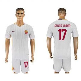 Roma #17 Cengiz Under Away Soccer Club Jersey