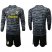 Real Madrid Blank Black Goalkeeper Long Sleeves Soccer Club Jersey