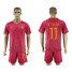 Roma #11 M.Salah Red Home Soccer Club Jersey