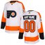 Mens Adidas Flyers Personalized Authentic White Road NHL Jersey