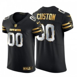 Dallas Cowboys Custom Mens Nike Black Edition Vapor Untouchable Elite NFL Jersey