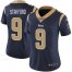 Los Angeles Rams #9 Matthew Stafford Navy Blue Team Color Womens Stitched NFL Vapor Untouchable Limited Jersey
