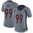 Nike Denver Broncos #99 Jurrell Casey Gray Womens Stitched NFL Limited Inverted Legend Jersey