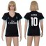 Womens Real Madrid #10 James Away Soccer Club Jersey