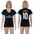 Womens Real Madrid #10 James Away Soccer Club Jersey