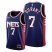 Brooklyn Brooklyn Nets #7 Kevin Durant Womens 2021-22 City Edition Throwback 90s Wordmark Navy NBA Jersey Womens