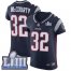 Nike New England Patriots #32 Devin McCourty Navy Blue Team Color Super Bowl LIII Bound Mens Stitched NFL Vapor Untouchable Elite Jersey