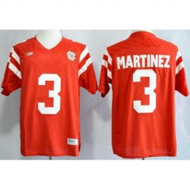 Nebraska Cornhuskers 3 Taylor Martinez Red College Football NCAA Jersey