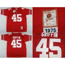 Ohio State Buckeyes 45 Archie Griffin Red NCAA Football Jersey