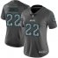 Nike Philadelphia Eagles #22 Sidney Jones Gray Static Womens Stitched NFL Vapor Untouchable Limited Jersey