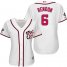 Washington Nationals #6 Anthony Rendon White Home 2019 World Series Champions Womens Stitched MLB Jersey