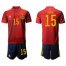 Spain #15 Ramos Home Soccer Country Jersey