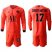 Paris Saint-Germain #17 Choupo Moting Red Jordan Long Sleeves Soccer Club Jersey