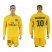 Paris Saint-Germain #10 Ibrahimovic Away Long Sleeves Soccer Club Jersey