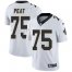 Nike New Orleans Saints #75 Andrus Peat White Mens Stitched NFL Vapor Untouchable Limited Jersey