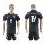 France #19 Pogba Away Soccer Country Jersey