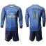 Real Madrid #1 Areola Away Long Sleeves Soccer Club Jersey