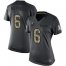 Nike Cleveland Browns #6 Baker Mayfield Black Womens Stitched NFL Limited 2016 Salute to Service Jersey