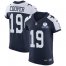 Nike Dallas Cowboys #19 Amari Cooper Navy Blue Thanksgiving Mens Stitched With Established In 1960 Patch NFL Vapor Untouchable Throwback Elite Jersey