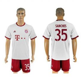 Bayern Munchen #35 Sanches Sec Away Soccer Club Jersey