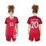 Womens Portugal #20 Quaresma Home Soccer Country Jersey