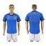 Italy Blank Home Soccer Country Jersey