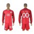 England Personalized Away Long Sleeve Soccer Country Jersey