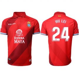 Espanyol #24 Wu Lei Away Soccer Club Jersey
