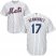 New York Mets #17 Keith Hernandez White(Blue Strip) Cool Base Stitched Youth MLB Jersey