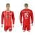 Bayern Munchen #19 Rudy Home Long Sleeves Soccer Club Jersey