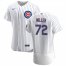 Chicago Cubs #72 Tyson Miller Mens Nike White Home 2020 Authentic Player Jersey
