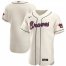 Atlanta Braves Mens Nike Cream Alternate 2020 Authentic Official MLB Team Jersey