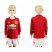 Manchester United Blank Home Long Sleeves Kid Soccer Club Jersey
