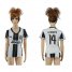 Womens Juventus #14 Llorente Home Soccer Club Jersey