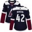 Adidas Colorado Avalanche #42 Josh Manson Navy Womens 2022 Stanley Cup Final Patch Alternate Authentic Stitched NHL Jersey Womens
