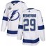 Adidas Tampa Bay Lightning #29 Scott Wedgewood White Road Authentic 2020 Stanley Cup Champions Stitched NHL Jersey