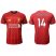 Liverpool #14 Henderson Red Home Soccer Club Jersey