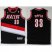 Portland Trail Blazers 33 Scottie Pippen Black Revolution 30 Swingman NBA Jersey Cheap