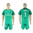 Paris Saint-Germain #1 Trapp Green Goalkeeper Soccer Club Jersey